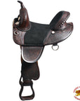 Hilason Western Horse Saddle Treeless American Leather Trail Barrel Tack