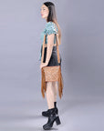 ADBG325 American Darling Hand Tooled Genuine Leather Women Bag Western Handbag Purse