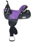 15 In Hilason Western Horse Saddle American Leather Trail Barrel Racing