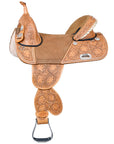 Hilason Western Horse Saddle Treeless American Leather Trail Barrel