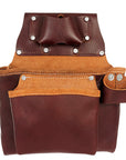 HILASON Leather Tool Bag Construction Handyman Farmers Organizer Storage Bags For Men Electrician Tools Home & Wood Work