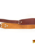 Hilason Leather 3" Ranger Work Tool Belt 2" Heavy Nickel Roller Buckle