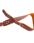 Hilason Leather 3" Ranger Work Tool Belt 2" Heavy Nickel Roller Buckle
