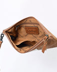 American Darling ADBG344TAW Wristlet Hair On Genuine Leather Women Bag Western Handbag Purse