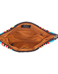 American Darling ADBG344DAR5 Wristlet Saddle Blanket Genuine Leather Women Bag Western Handbag Purse