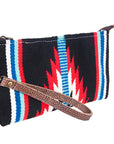 American Darling Wristlet Saddle Blanket Fabric Genuine Leather Western Women Bag | Handbag Purse | Women Wristlet | Wristlet Wristlet | Travel Wristlet | Leather Wristlet | Clutch Wristlet