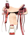 Western Horse Saddle American Leather Wade Ranch Roping Mahogany Hilason