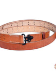 HILASON WWII Us M1 Garand Rifle M1907 Leather Carry Sling American Mahogany