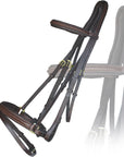 ExionPro Pressure Relief Crown Dressage Bridle with Web Reins