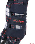 UV Protected Horse Fly Boots With Fleece Lining Plaid