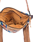 American Darling Cross Body Hand Tooled Saddle Blanket Genuine Leather Women Bag Western Handbag Purse
