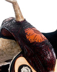 Flex Tree Western Horse Saddle In American Leather Barrel Trail By Hilason