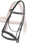 ExionPro Thin Noseband Padded Hunter Bridle with Reins