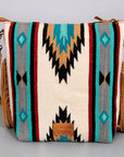 American Darling ADBG210DAR Signature Crossbody Hand Tooled Saddle Blanket Genuine Leather Women Bag Western Handbag Purse