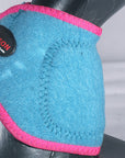 HILASON Bell Boots for Horses No Turn Protection Comfort & Durability Quick Wrap Hook and Loop Jumping Boots Sold in Pairs