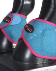 HILASON Bell Boots for Horses No Turn Protection Comfort & Durability Quick Wrap Hook and Loop Jumping Boots Sold in Pairs