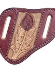 Hilason Western Style Knife Scabbard Sheath Cover Genuine Leather