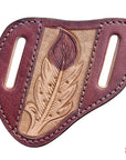 Hilason Western Style Knife Scabbard Sheath Cover Genuine Leather