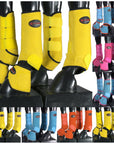 HILASON L M S Horse Front Rear Hind Leg Sport Boots & Bell Boots 6 Pack