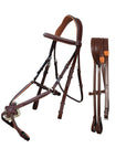 ExionPro Padded Ear Free Monocrown Crown Piece Figure 8 Bridle & Reins