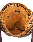 American Darling Large Crossbody Hand Tooled Hair On Genuine Leather Women Bag Western Handbag Purse