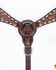 Hilason Western Horse Tack Set American Leather Sunflower