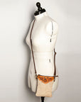 American Darling Hand Tooled Hair On Genuine Leather Women Bag Western Handbag Purse