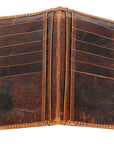 American Darling ADBG390PKCHE Wallet Hair-On Genuine Leather Women Bag Western Handbag Purse