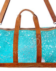American Darling Women's Duffel Bag Western Hair On Genuine Leather Handbag and Ladies Purse