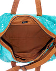 American Darling Women's Duffel Bag Western Hair On Genuine Leather Handbag and Ladies Purse