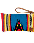 American Darling ADBG344DAR7 Wristlet Saddle Blanket Genuine Leather Women Bag Western Handbag Purse
