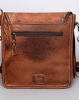 American Darling ADBG396 Large Crossbody Hand Tooled Genuine Leather Women Bag Western Handbag Purse