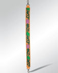 American Darling ADBT110-48 Hand Tooled Genuine Leather Crossbody Handle Strap For Bags