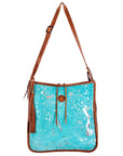 American Darling Messenger Hair-On Genuine Leather women bag western handbag purse