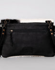 American Darling Hand Tooled Hair-On Genuine Leather Women Bag Western Handbag Purse