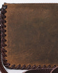 American Darling ADBG485CRAZY Organiser Genuine Leather Women Bag Western Handbag Purse