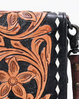 American Darling Organizer Saddle Blanket Genuine Leather Western Women Bag Handbag Purse | for Cute Travel