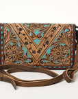 American Darling Organizer Saddle Blanket Genuine Leather Western Women Bag Handbag Purse | for Cute Travel