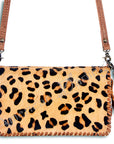 American Darling Organizer Hair On Genuine Leather Western Women Bag Handbag Purse | for Cute Travel