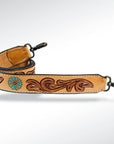 American Darling ADSTF160 Hand Tooled Genuine Leather Crossbody Handle Strap For Bags