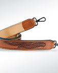 American Darling Hand Tooled Genuine Leather Crossbody Handle Strap for Bags Phone Keychain Wallet Purse Clutch Cellphone