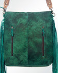 American Darling ADBGZ121 Large Crossbody Hand Tooled Genuine Leather Women Bag Western Handbag Purse