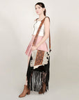 American Darling Cross Body Hair On Genuine Leather women bag western handbag purse