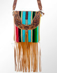 American Darling CROSS BODY I Hand Tooled Hair-on Genuine Leather women bag western handbag purse