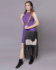 American Darling Cross Body Hair On Genuine Leather women bag western handbag purse