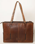 American Darling Hand Tooled Hair On Genuine Leather Women Bag Western Handbag Purse
