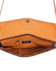 American Darling ADBGS178BRAC1 Envelope Hair On Genuine Leather Women Bag Western Handbag Purse