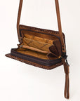 American Darling Organizer Hair On Genuine Leather Western Women Bag Handbag Purse | for Cute Travel