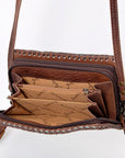 American Darling Organizer Saddle Blanket Genuine Leather Western Women Bag Handbag Purse | for Cute Travel