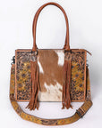 American Darling Briefcase Hand Tooled Saddle Blanket Genuine Leather women bag western handbag purse